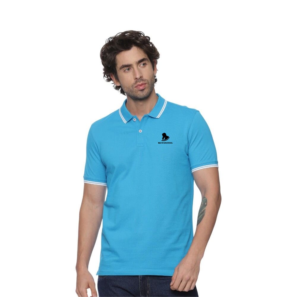 Allen Solly Polo T-shirt Men- Sky Blue